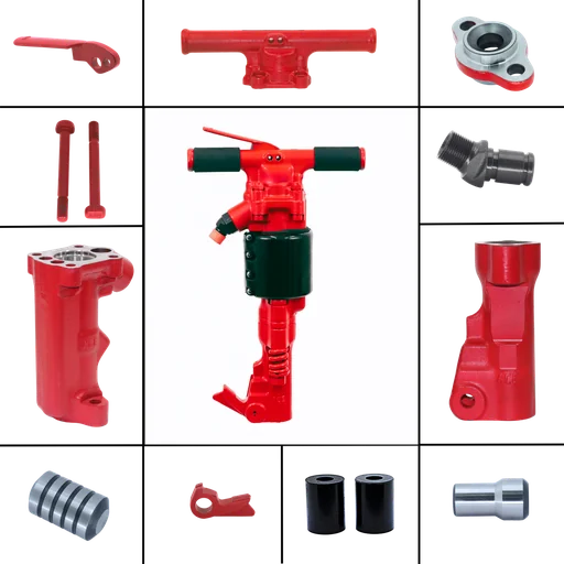 Paving breaker sparess
