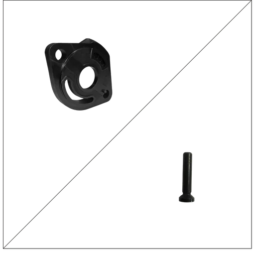 Cover with guide pin, complete